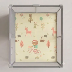 Комплект Кошара за игра с килимче, топки и дръжки - 1.20м х 1.80м